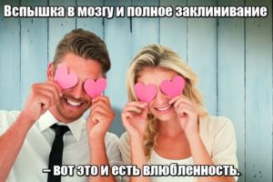 Вспышка в мозгу и полное заклинивание – вот это и есть влюбленность. 